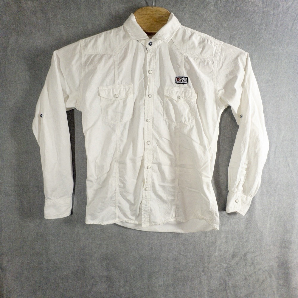 Reboot Western Pearl‎ Snap Shirt Mens Large Rodeo Ranchwear Southwestern